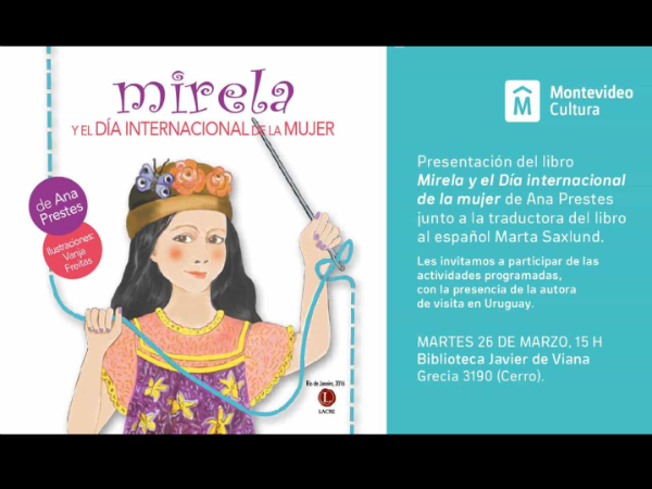 Presentación del libro "Mirela y el Día Internacional de la Mujer" de Ana Prestes